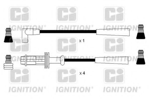 QUINTON HAZELL XC1189 Комплект проводов зажигания для PEUGEOT 205 II (Пежо 205 2) QUINTON HAZELL XC1189 Комплект проводов зажигания для PEUGEOT 205 II (Пежо 205 2)