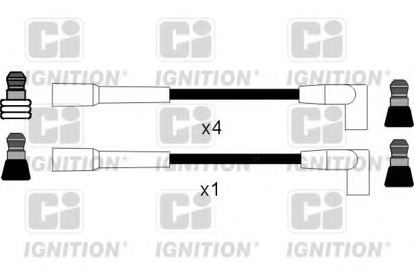 QUINTON HAZELL XC204 Комплект проводов зажигания для OPEL CORSA A (Опель Cорса а) QUINTON HAZELL XC204 Комплект проводов зажигания для OPEL CORSA A (Опель Cорса а)