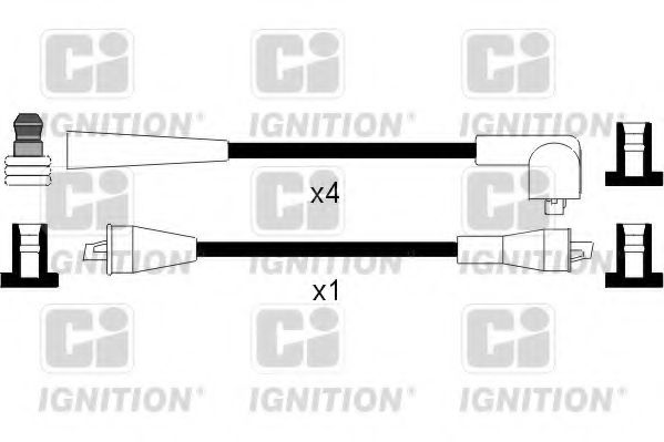 QUINTON HAZELL XC209 Комплект проводов зажигания для FORD ORION II (Форд Орион 2) QUINTON HAZELL XC209 Комплект проводов зажигания для FORD ORION II (Форд Орион 2)