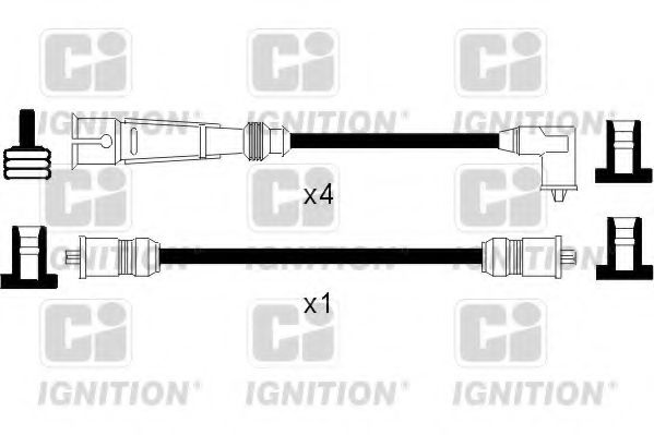 QUINTON HAZELL XC226 Комплект проводов зажигания для AUDI FOX (Ауди Фоx) QUINTON HAZELL XC226 Комплект проводов зажигания для AUDI FOX (Ауди Фоx)