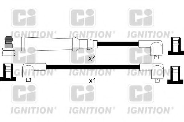 QUINTON HAZELL XC349 Комплект проводов зажигания для NISSAN (Ниссан) QUINTON HAZELL XC349 Комплект проводов зажигания для NISSAN (Ниссан)