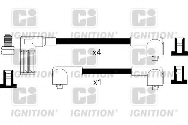 QUINTON HAZELL XC519 Комплект проводов зажигания для FIAT TEMPRA (Фиат Тэмпра) QUINTON HAZELL XC519 Комплект проводов зажигания для FIAT TEMPRA (Фиат Тэмпра)