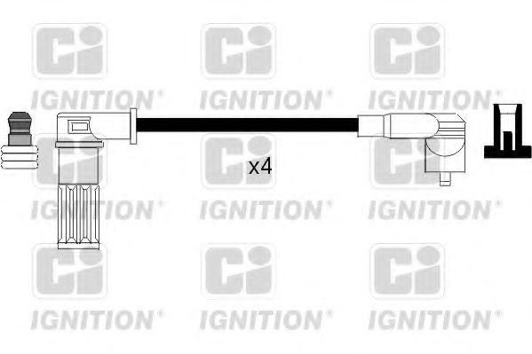 QUINTON HAZELL XC551 Комплект проводов зажигания для FIAT TEMPRA (Фиат Тэмпра) QUINTON HAZELL XC551 Комплект проводов зажигания для FIAT TEMPRA (Фиат Тэмпра)