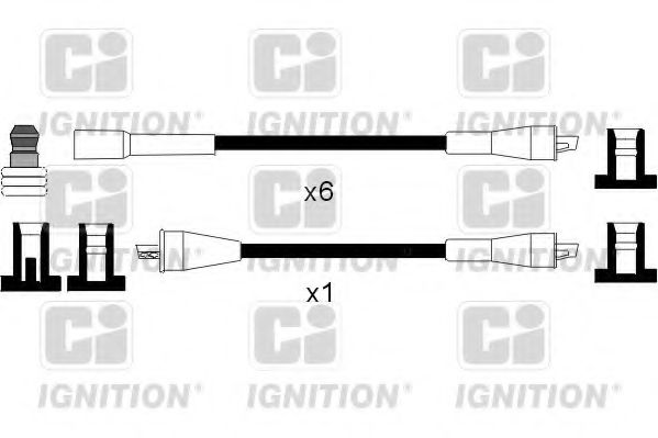 QUINTON HAZELL XC589 Комплект проводов зажигания для OPEL COMMODORE A (Опель Cоммодорэ а) QUINTON HAZELL XC589 Комплект проводов зажигания для OPEL COMMODORE A (Опель Cоммодорэ а)