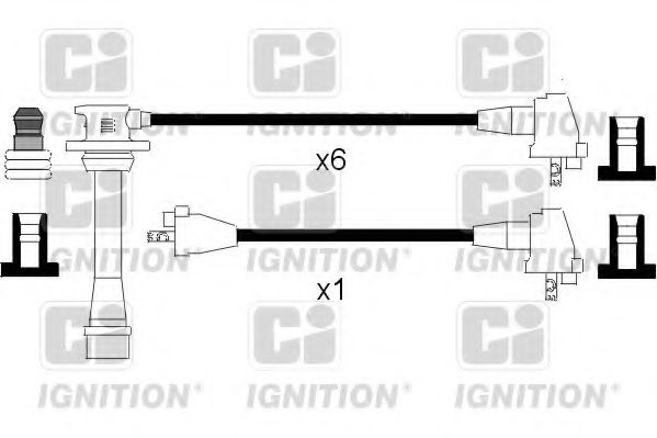 QUINTON HAZELL XC623 Комплект проводов зажигания для TOYOTA SCEPTER (Тойота/тоета Сcэптэр) QUINTON HAZELL XC623 Комплект проводов зажигания для TOYOTA SCEPTER (Тойота/тоета Сcэптэр)