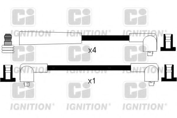 QUINTON HAZELL XC765 Комплект проводов зажигания для PEUGEOT 305 II (Пежо 305 2) QUINTON HAZELL XC765 Комплект проводов зажигания для PEUGEOT 305 II (Пежо 305 2)