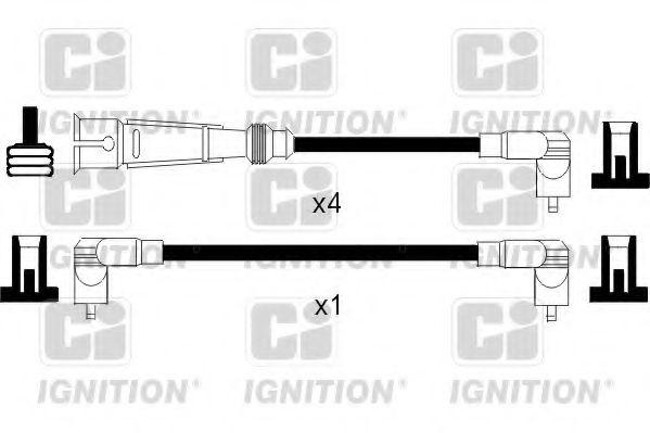 QUINTON HAZELL XC774 Комплект проводов зажигания для VOLKSWAGEN JETTA II (Фольксваген Жэтта 2) QUINTON HAZELL XC774 Комплект проводов зажигания для VOLKSWAGEN JETTA II (Фольксваген Жэтта 2)