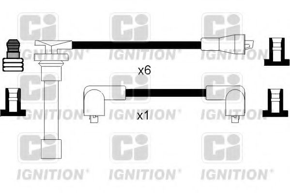 QUINTON HAZELL XC790 Комплект проводов зажигания для JAGUAR VANDEN PLAS (Ягуар Vандэн плас) QUINTON HAZELL XC790 Комплект проводов зажигания для JAGUAR VANDEN PLAS (Ягуар Vандэн плас)