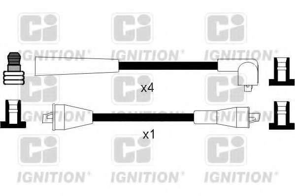 QUINTON HAZELL XC791 Комплект проводов зажигания для MAZDA GLC II (Мазда Глc 2) QUINTON HAZELL XC791 Комплект проводов зажигания для MAZDA GLC II (Мазда Глc 2)
