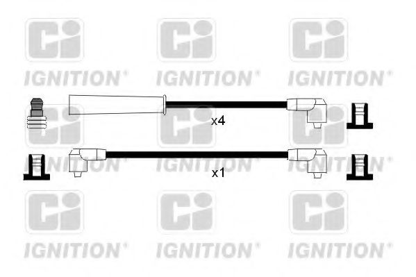 QUINTON HAZELL XC801 Комплект проводов зажигания для RENAULT MASTER I (Рено Мастэр и) QUINTON HAZELL XC801 Комплект проводов зажигания для RENAULT MASTER I (Рено Мастэр и)