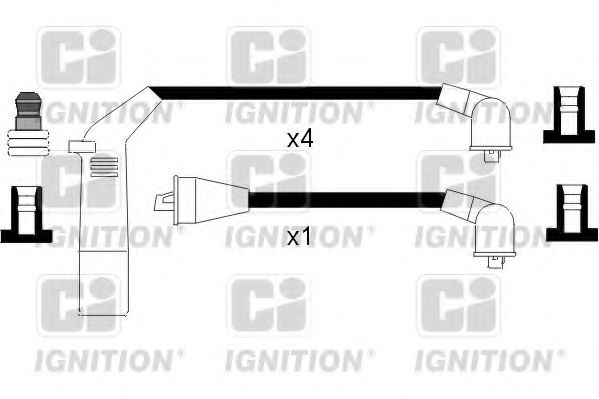 QUINTON HAZELL XC807 Комплект проводов зажигания для HYUNDAI H100 (Хендай Х100) QUINTON HAZELL XC807 Комплект проводов зажигания для HYUNDAI H100 (Хендай Х100)