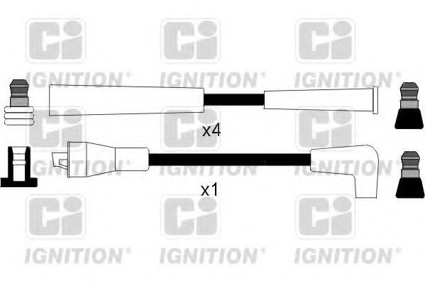 QUINTON HAZELL XC817 Комплект проводов зажигания для FORD GRANADA I (Форд Гранада и) QUINTON HAZELL XC817 Комплект проводов зажигания для FORD GRANADA I (Форд Гранада и)