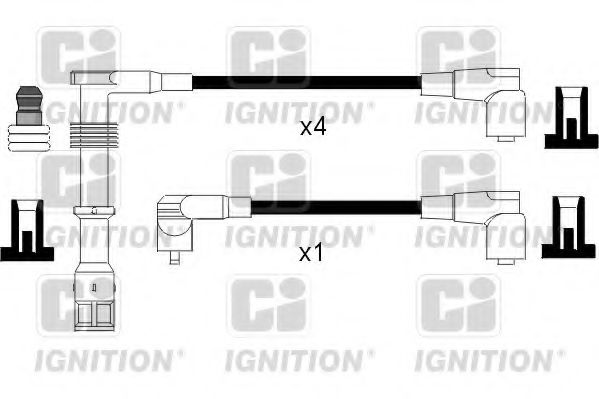 QUINTON HAZELL XC826 Комплект проводов зажигания для AUDI 90 (Ауди 90) QUINTON HAZELL XC826 Комплект проводов зажигания для AUDI 90 (Ауди 90)