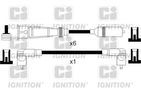 QUINTON HAZELL XC856 Комплект проводов зажигания для VOLKSWAGEN LT 28-35 I (Фольксваген Лт 28-35 и) QUINTON HAZELL XC856 Комплект проводов зажигания для VOLKSWAGEN LT 28-35 I (Фольксваген Лт 28-35 и)