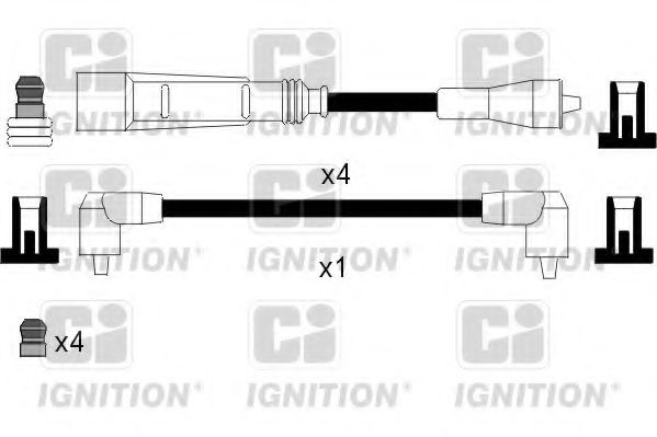QUINTON HAZELL XC905 Комплект проводов зажигания для AUDI 90 (Ауди 90) QUINTON HAZELL XC905 Комплект проводов зажигания для AUDI 90 (Ауди 90)