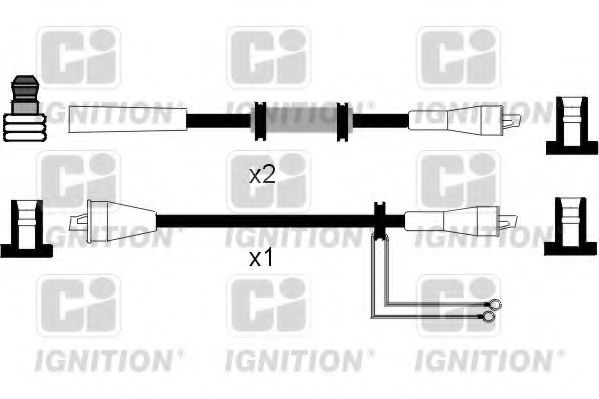 QUINTON HAZELL XC929 Комплект проводов зажигания для FIAT 500 (Фиат 500) QUINTON HAZELL XC929 Комплект проводов зажигания для FIAT 500 (Фиат 500)