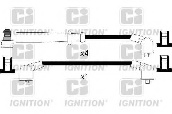 QUINTON HAZELL XC941 Комплект проводов зажигания для TOYOTA CELICA (Тойота/тоета Cэлиcа) QUINTON HAZELL XC941 Комплект проводов зажигания для TOYOTA CELICA (Тойота/тоета Cэлиcа)