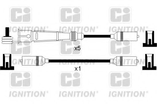 QUINTON HAZELL XC953 Комплект проводов зажигания для VOLKSWAGEN T4 MULTIVAN (Фольксваген Т4 мултиvан) QUINTON HAZELL XC953 Комплект проводов зажигания для VOLKSWAGEN T4 MULTIVAN (Фольксваген Т4 мултиvан)