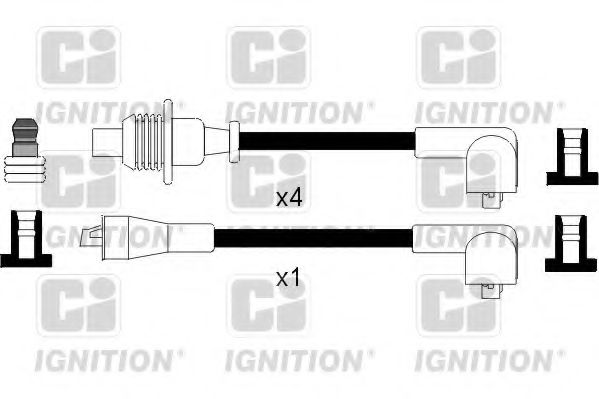 QUINTON HAZELL XC954 Комплект проводов зажигания для PEUGEOT 305 II (Пежо 305 2) QUINTON HAZELL XC954 Комплект проводов зажигания для PEUGEOT 305 II (Пежо 305 2)