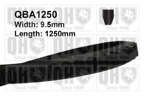 QUINTON HAZELL QBA1250 Клиновой ремень для RENAULT SAFRANE (Рено Сафранэ) QUINTON HAZELL QBA1250 Клиновой ремень для RENAULT SAFRANE (Рено Сафранэ)