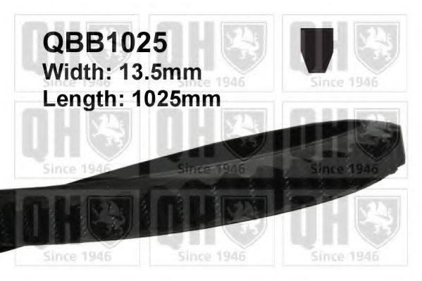 QUINTON HAZELL QBB1025 Клиновой ремень для MITSUBISHI LIBERO V (Митсубиши/митсубиси Либэро v) QUINTON HAZELL QBB1025 Клиновой ремень для MITSUBISHI LIBERO V (Митсубиши/митсубиси Либэро v)