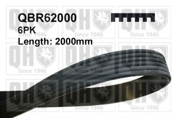 QUINTON HAZELL QBR62000 Поликлиновой ремень для HYUNDAI GRANDEUR (Хендай Грандэур) QUINTON HAZELL QBR62000 Поликлиновой ремень для HYUNDAI GRANDEUR (Хендай Грандэур)
