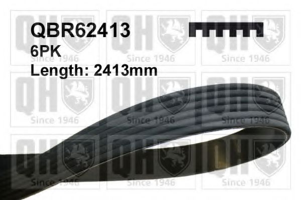 QUINTON HAZELL QBR62413 Поликлиновой ремень для JEEP CHEROKEE (Джип Чироки) QUINTON HAZELL QBR62413 Поликлиновой ремень для JEEP CHEROKEE (Джип Чироки)
