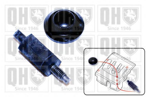 QUINTON HAZELL EM4449 Кожух двигателя 