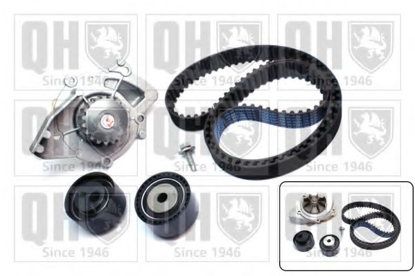 QUINTON HAZELL QBPK5860 Комплект ремня ГРМ для PEUGEOT 607 (Пежо 607) QUINTON HAZELL QBPK5860 Комплект ремня ГРМ для PEUGEOT 607 (Пежо 607)
