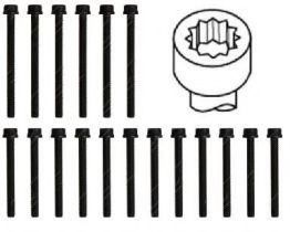 GOETZE 22-01307B Комплект болтов головки цилидра 