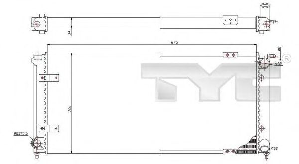 TYC 737-0059 Радиатор, охлаждение двигателя для VOLKSWAGEN JETTA II (Фольксваген Жэтта 2) TYC 737-0059 Радиатор, охлаждение двигателя для VOLKSWAGEN JETTA II (Фольксваген Жэтта 2)