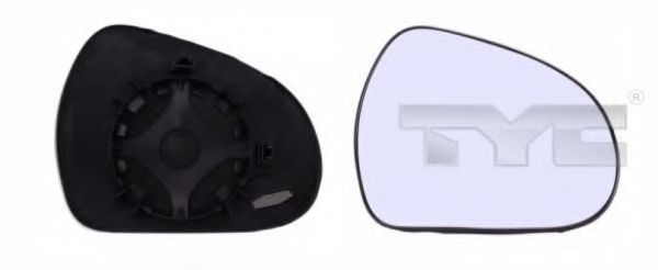 TYC 326-0085-1 Зеркальное стекло, наружное зеркало для PEUGEOT 207 (Пежо 207) TYC 326-0085-1 Зеркальное стекло, наружное зеркало для PEUGEOT 207 (Пежо 207)