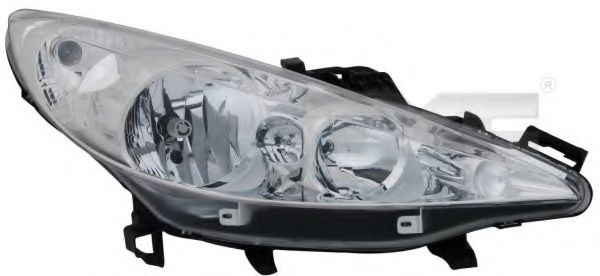 TYC 20-1060-05-2 Основная фара для PEUGEOT 207 (Пежо 207) TYC 20-1060-05-2 Основная фара для PEUGEOT 207 (Пежо 207)
