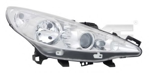 TYC 20-1062-05-2 Основная фара для PEUGEOT 207 (Пежо 207) TYC 20-1062-05-2 Основная фара для PEUGEOT 207 (Пежо 207)