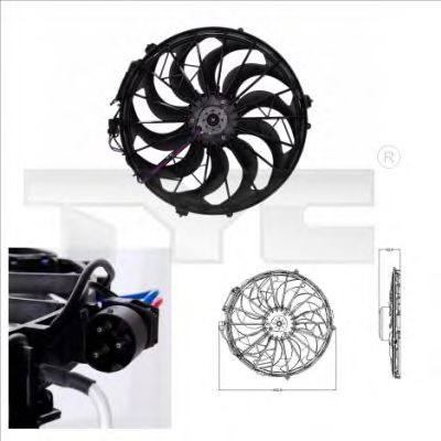 TYC 803-0003 Вентилятор, охлаждение двигателя для BMW 7 (Бмв 7) TYC 803-0003 Вентилятор, охлаждение двигателя для BMW 7 (Бмв 7)