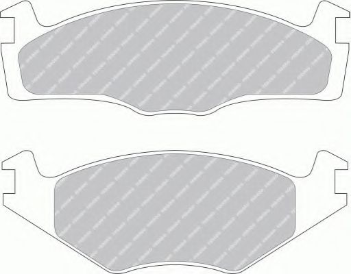 FERODO FDB392G Тормозные колодки для VOLKSWAGEN SCIROCCO (Фольксваген Сcироccо) FERODO FDB392G Тормозные колодки для VOLKSWAGEN SCIROCCO (Фольксваген Сcироccо)