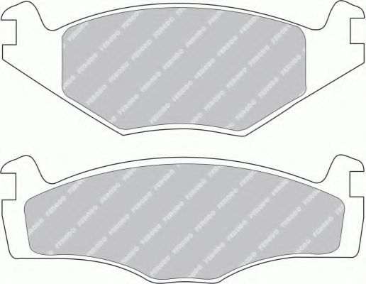 FERODO FDB419G Тормозные колодки для VOLKSWAGEN CADDY I (Фольксваген Cаддъ и) FERODO FDB419G Тормозные колодки для VOLKSWAGEN CADDY I (Фольксваген Cаддъ и)