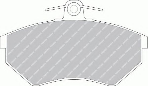 FERODO FDB775C Тормозные колодки для AUDI 90 (Ауди 90) FERODO FDB775C Тормозные колодки для AUDI 90 (Ауди 90)