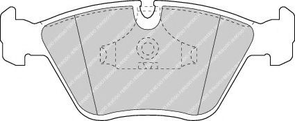 FERODO FDB779B Тормозные колодки для BMW 7 (Бмв 7) FERODO FDB779B Тормозные колодки для BMW 7 (Бмв 7)