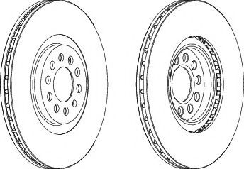 FERODO DDF1118-1 Тормозной диск для SEAT (Сеат) FERODO DDF1118-1 Тормозной диск для SEAT (Сеат)