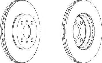 FERODO DDF1149C-1 Тормозной диск 