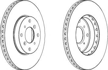 FERODO DDF1189-1 Тормозной диск 