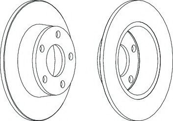 FERODO DDF1190-1 Тормозной диск 