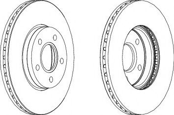 FERODO DDF1222C-1 Тормозной диск для FORD (Форд) FERODO DDF1222C-1 Тормозной диск для FORD (Форд)