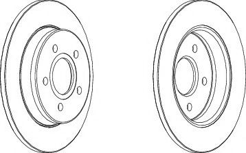 FERODO DDF1226-1 Тормозной диск для FORD (Форд) FERODO DDF1226-1 Тормозной диск для FORD (Форд)