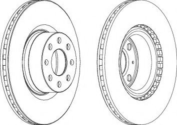 FERODO DDF1298-1 Тормозной диск для FIAT (Фиат) FERODO DDF1298-1 Тормозной диск для FIAT (Фиат)