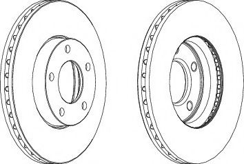 FERODO DDF1311-1 Тормозной диск для MAZDA 3 (Мазда 3) FERODO DDF1311-1 Тормозной диск для MAZDA 3 (Мазда 3)