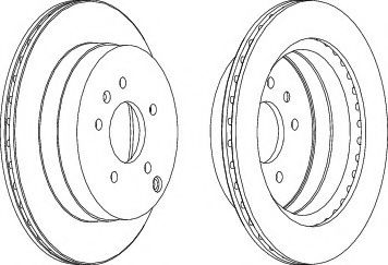 FERODO DDF1660-1 Тормозной диск для CHEVROLET CAPTIVA (Шевроле Каптива) FERODO DDF1660-1 Тормозной диск для CHEVROLET CAPTIVA (Шевроле Каптива)