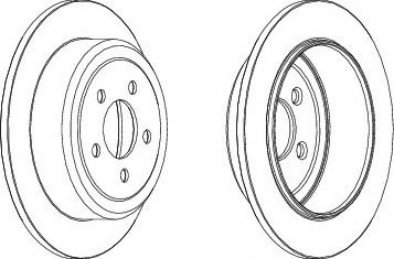FERODO DDF1760-1 Тормозной диск для DODGE RAM 2500 (Додж Рам 2500) FERODO DDF1760-1 Тормозной диск для DODGE RAM 2500 (Додж Рам 2500)