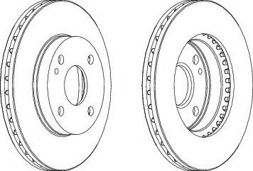 FERODO DDF393C-1 Тормозной диск для MAZDA 323 C IV (Мазда 323 c иv) FERODO DDF393C-1 Тормозной диск для MAZDA 323 C IV (Мазда 323 c иv)